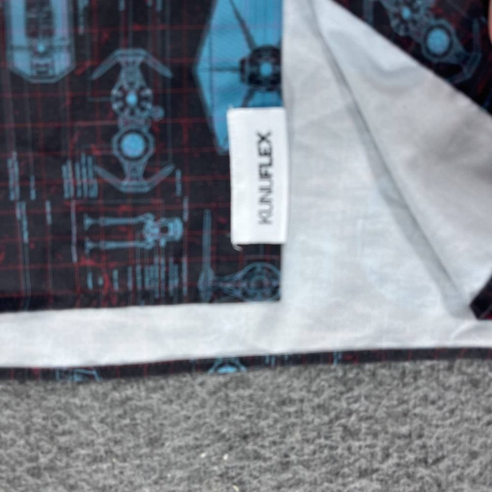 RSVLTS Star Wars shirt Men's 5XL Black Blue Quite Operational Kunuflex button up - Picture 8 of 16